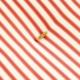 Floor Cushion - Nanny's Stripe - Poppy