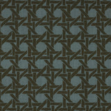 Rattan in Petrol - Fabric