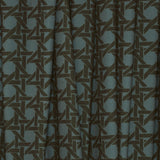 Rattan in Petrol - Fabric