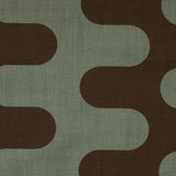 Wave in Petrol - Fabric