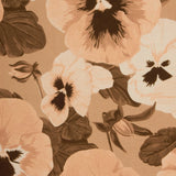 Big Pansy in Tobacco - Fabric