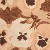 Big Pansy in Tobacco - Fabric