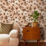 Big Pansy in Tobacco - Wallpaper
