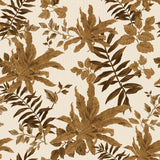 Follywood Foliage in Tobacco - Wallpaper