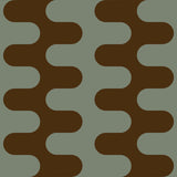 Wave in Petrol - Wallpaper