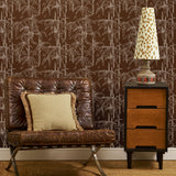 Bamboo in Umber - Wallpaper