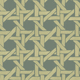 Rattan in Pistachio - Wallpaper