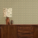 Rattan in Pistachio - Wallpaper