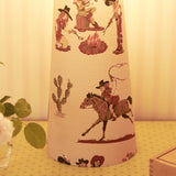 Cliftonville Cowgirls Linen Drum Table Lamp - Motel