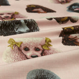 Poodle Parlour in Pink - Fabric