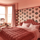 Poodle Parlour in Pink Paws - Wallpaper