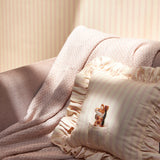 Nanny's Stripe in Rose - Wallpaper