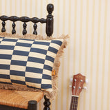 Nanny's Stripe in Daisy - Wallpaper