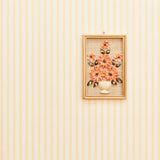 Nanny's Stripe in Daisy - Wallpaper