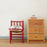 Nanny's Stripe in Bluebell - Wallpaper
