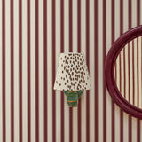 Nanny's Stripe in Poppy - Wallpaper