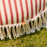 Floor Cushion - Nanny's Stripe - Poppy