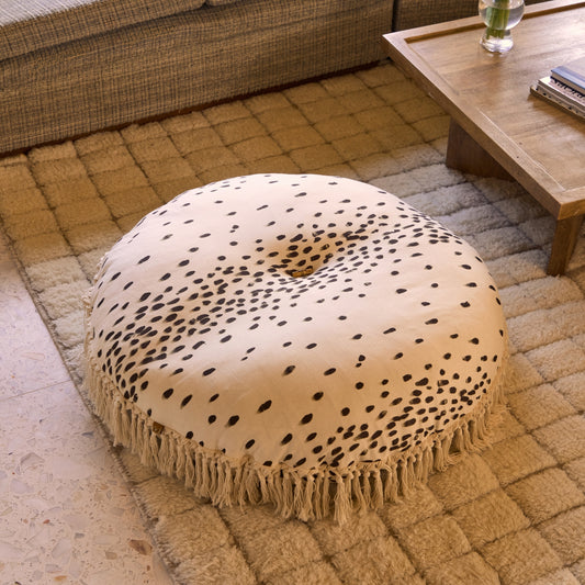 Floor Cushion - Tottenham Dalmatian - Cocoa