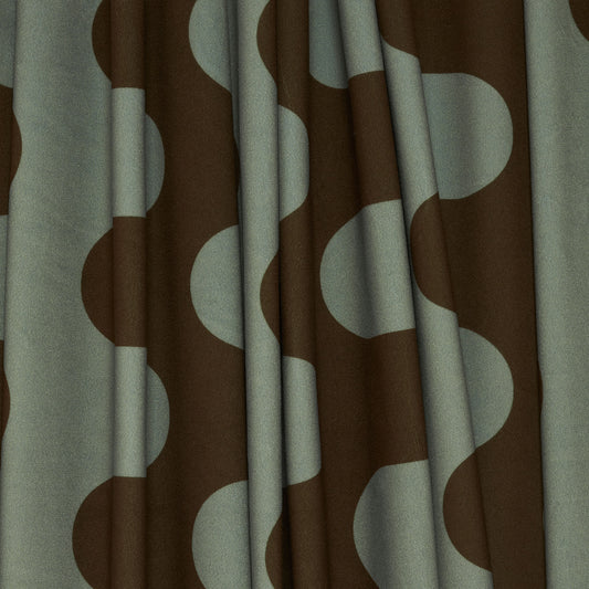 Wave in Petrol - Fabric