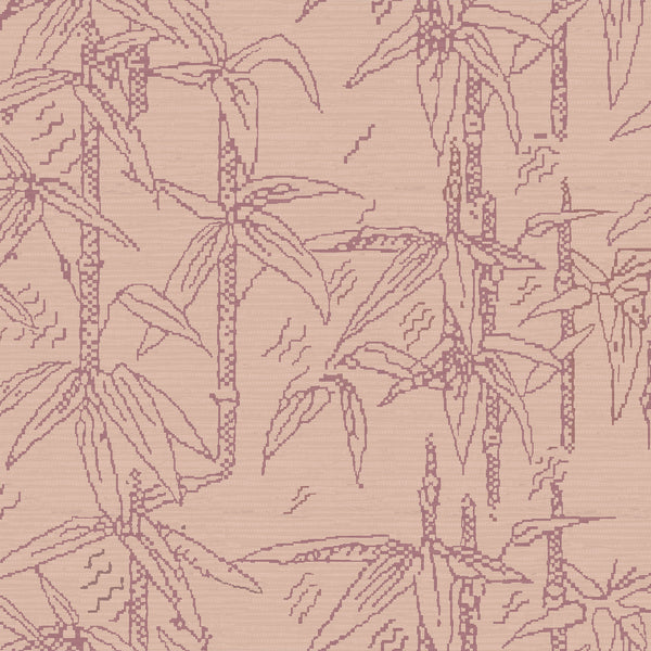 Bamboo in Dusty - Wallpaper