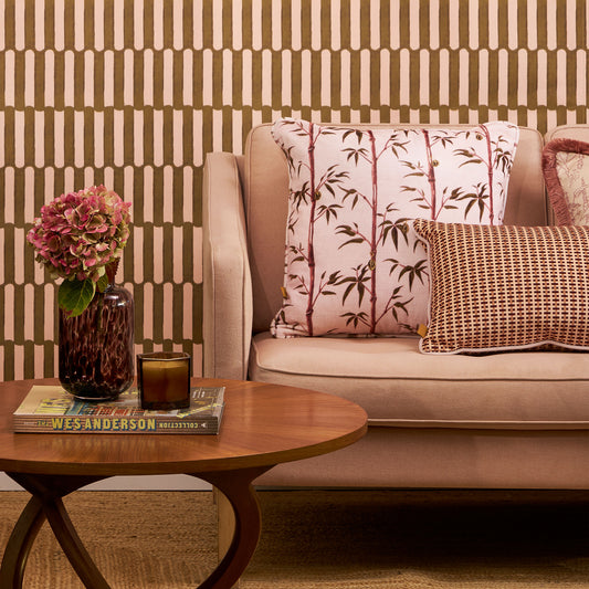 Glaze in Dusty - Wallpaper