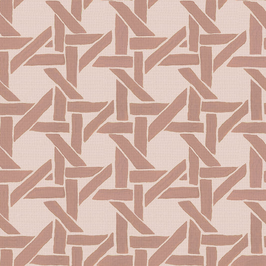 Rattan in Dusty - Wallpaper