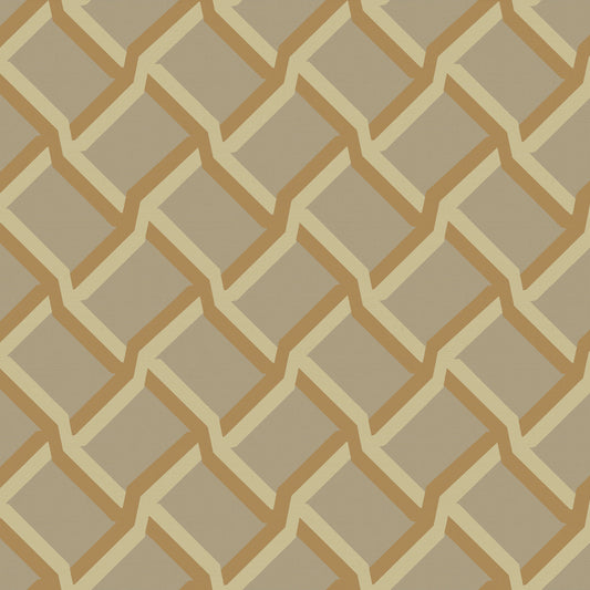 Trellis in Sepia - Wallpaper