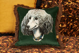 Cushion Front - Poodle Parlour Velvet  - Brian