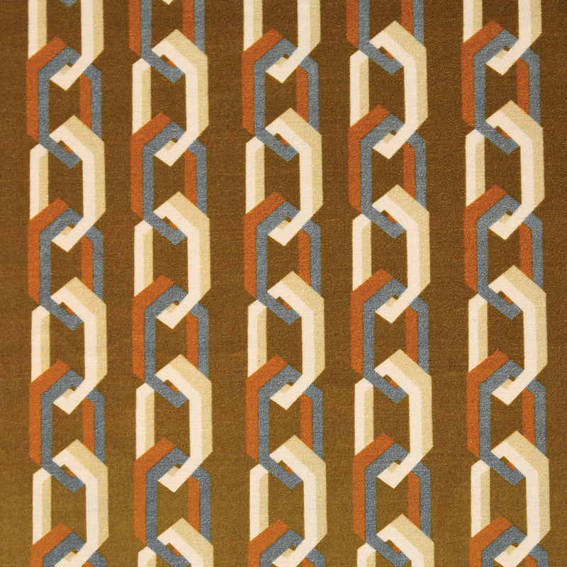 Chain of Fools in Ginger - Fabric