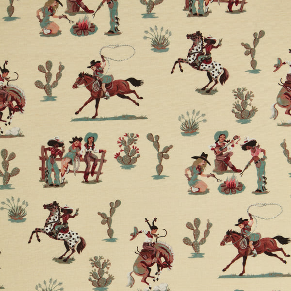 Cliftonville Cowgirls Lasso - Fabric