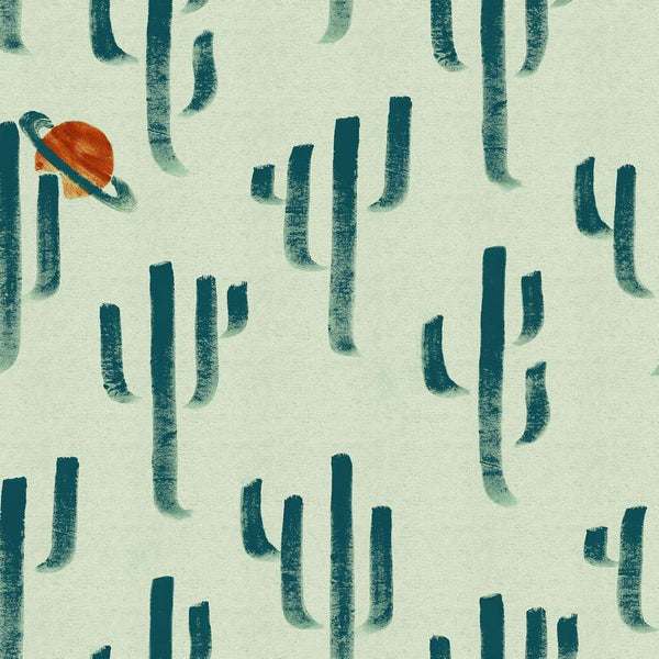 Saguaro Saturn Mirage - Wallpaper