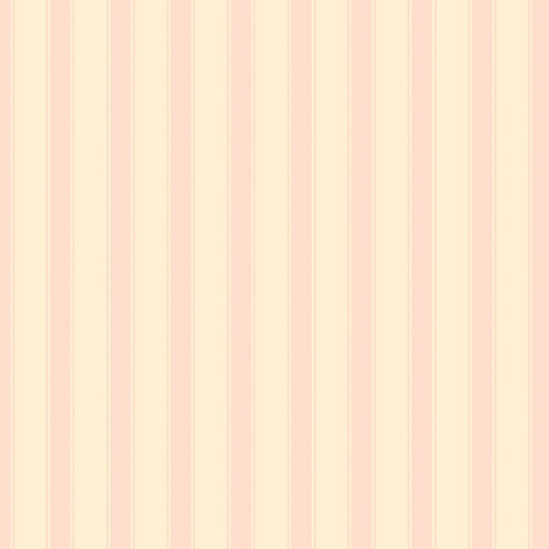 Nanny's Stripe in Rose - Wallpaper