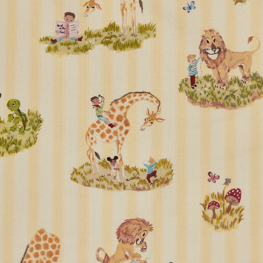 Story Time in Daisy Stripe - Fabric